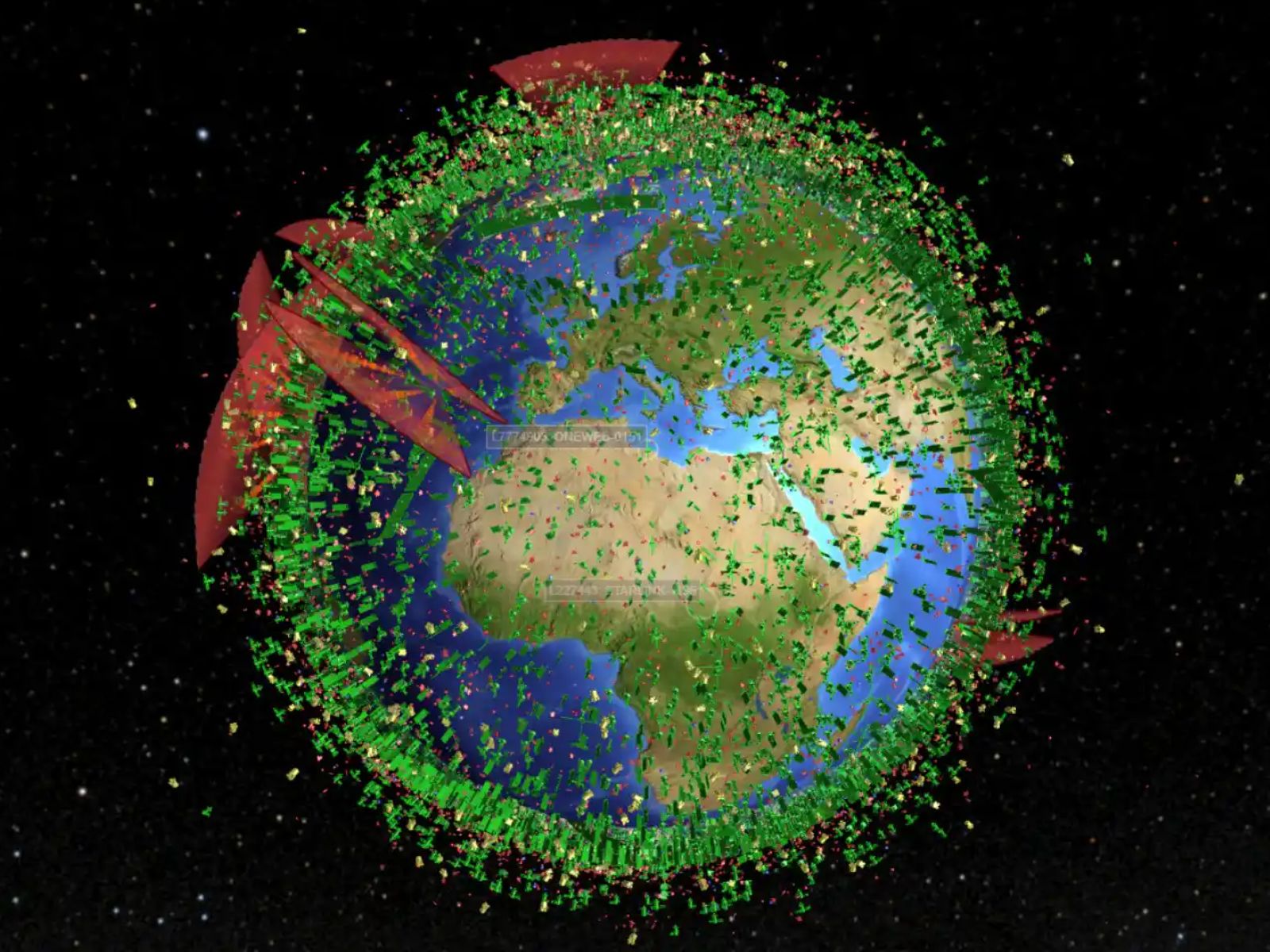 Un informe reveló que hay más de 10 mil toneladas de basura orbitando