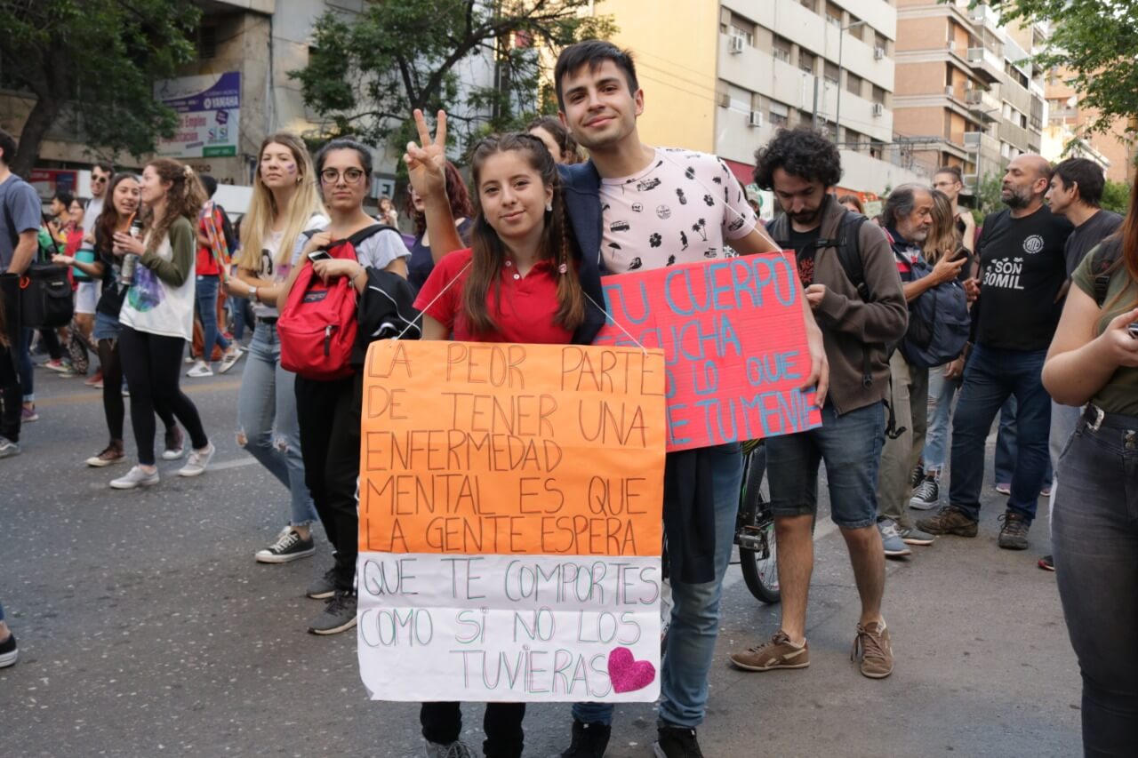 6 marcha por la salud mental