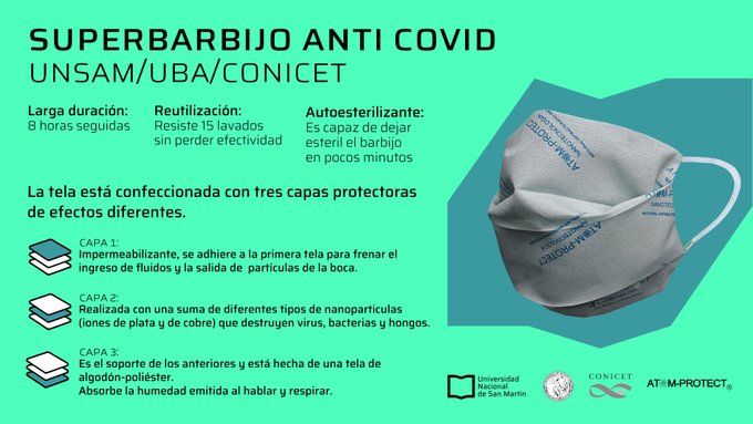 Salen A La Venta Barbijos Hechos Por El Conicet