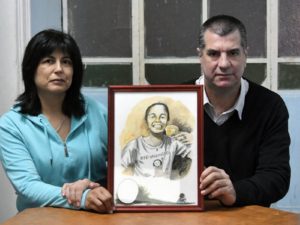 Sumate a la campaña #micapresente, a 4 años de su femicidio. Andrea Lescano y Néstor García. Foto Juan José García
