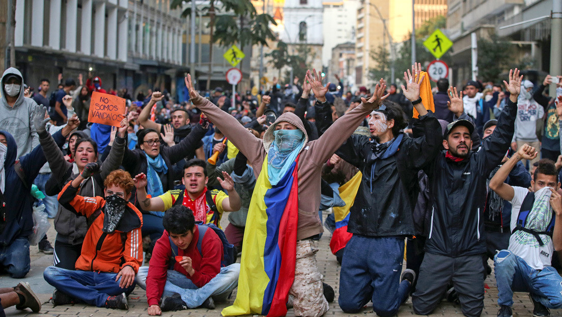 Los líderes de las protestas en Colombia llaman a un nuevo paro el  miércoles tras la reunión con Iván Duque - RT