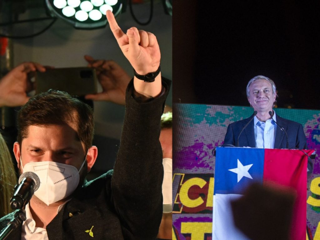 Candidatos a presidente en Chile.