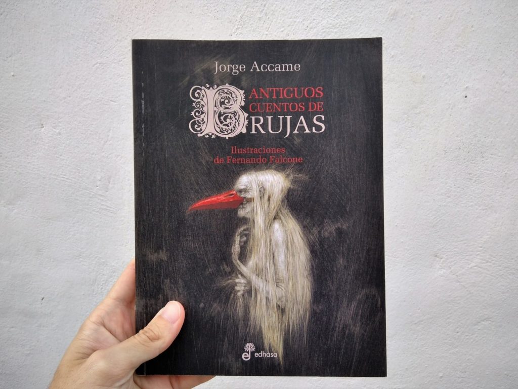 Tapa del libro "Antiguos cuentos de brujas" de Jorge Accame.