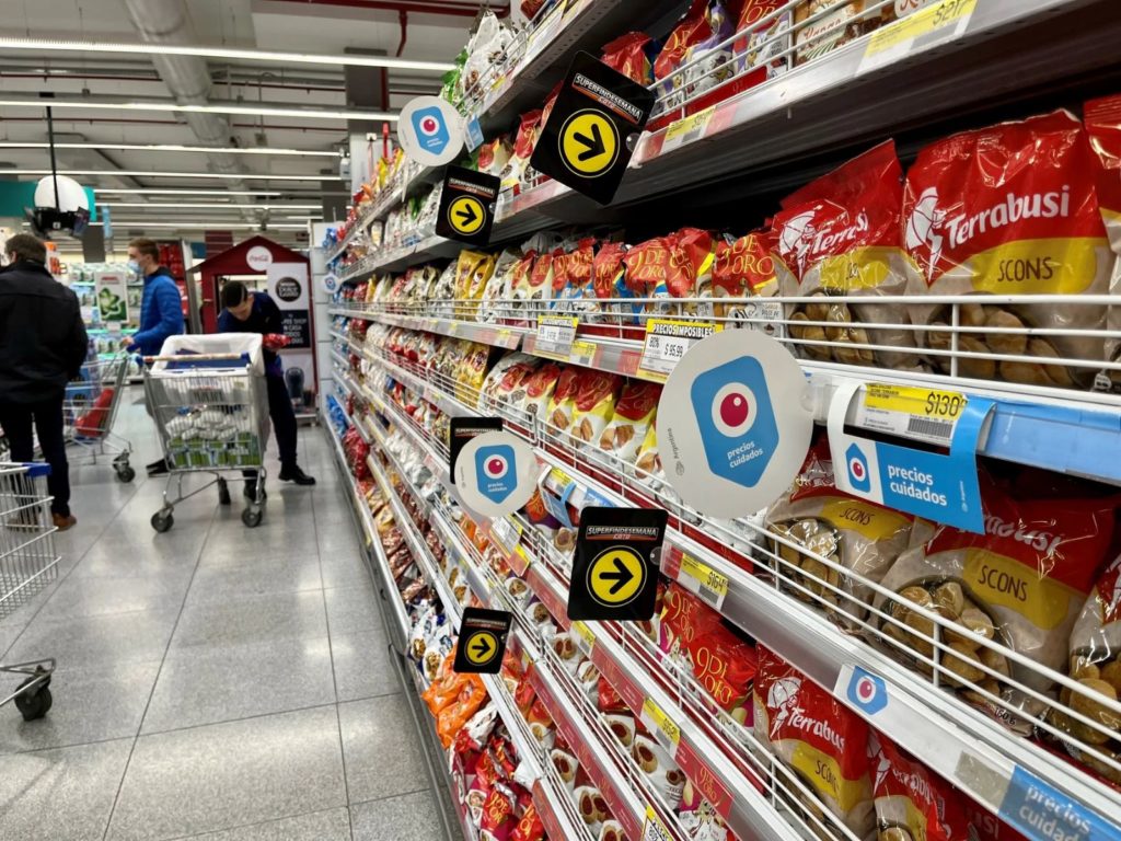 Precios del supermercado impactador por la inflación de abril.
