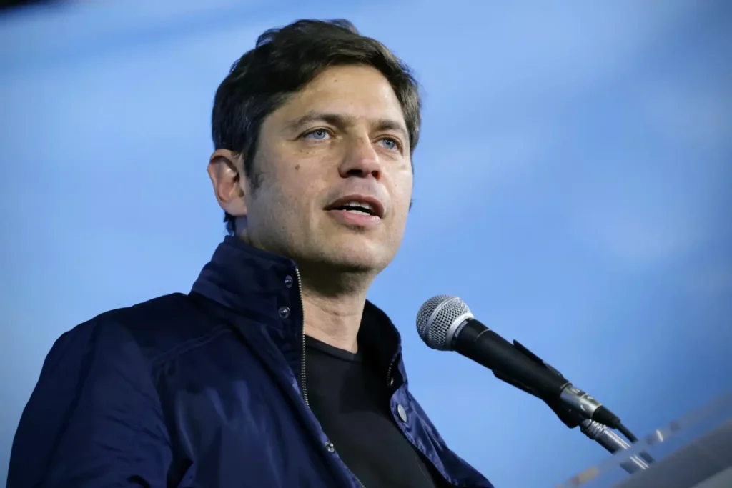 Axel Kicillof hablando