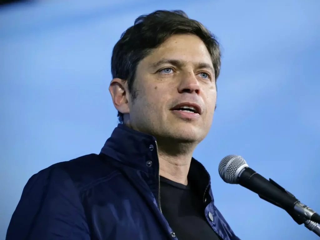 Axel Kicillof hablando
