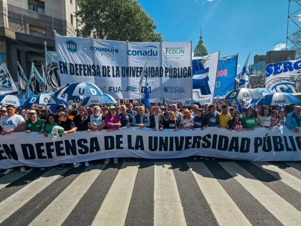 semana de paro total en las universidades nacionales